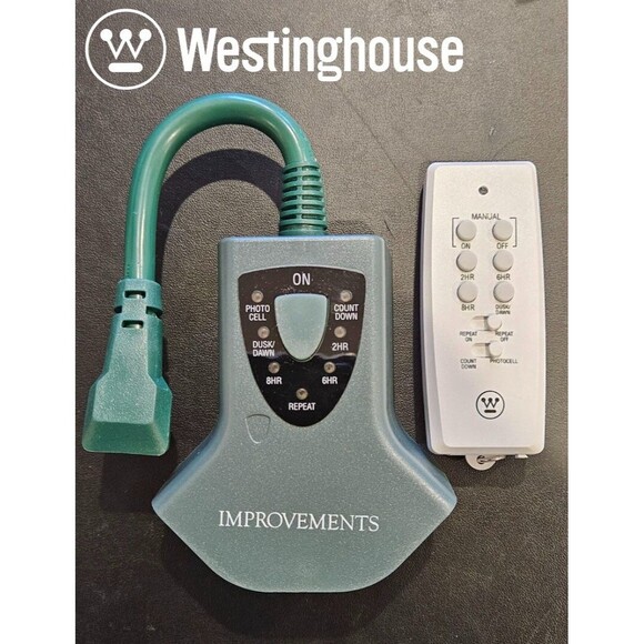 NEW Westinghouse Wireless Outdoor 3 Outlet Remote Control with Timer Function - Picture 1 of 3
